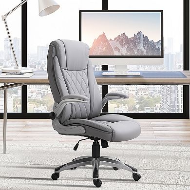 Comfortable Home Office Desk Chair With Adjustable Height And Rocking Function