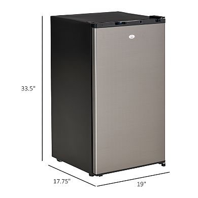Small Portable Fridge And Freezer With Glass Shelves And Temperature Control