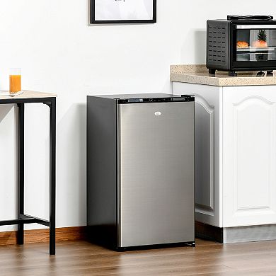 Small Portable Fridge And Freezer With Glass Shelves And Temperature Control