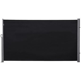 Outsunny 10ft x 7' Retractable Privacy Screen Side Awning