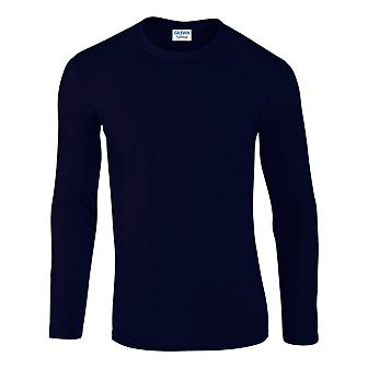 Gildan Mens Soft Style Long Sleeve T-shirt