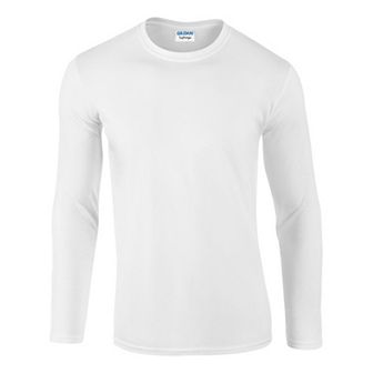 Gildan Mens Soft Style Long Sleeve T-shirt