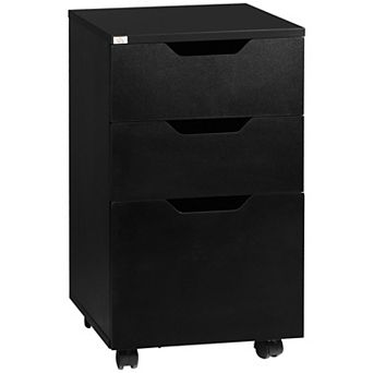 3 Drawer Storage Cabinet Mobile File Cabinet Printer Stand