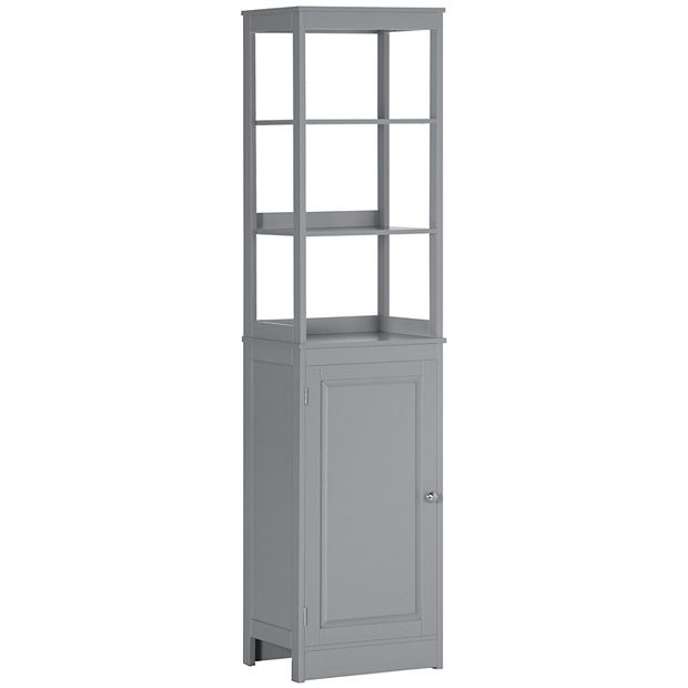 kleankin Slim Bathroom Storage Cabinet, Floor Standing Bathroom