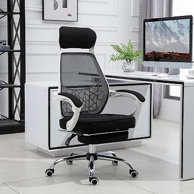 Ergonomically Designed Office Working Desk Chair W/ Back Angle Adjustment