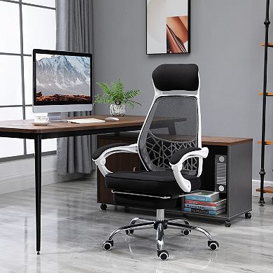 Ergonomically Designed Office Working Desk Chair W/ Back Angle Adjustment