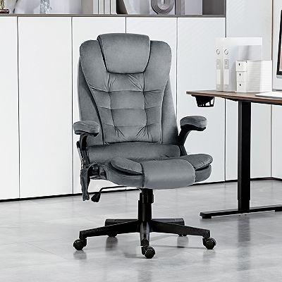Vinsetto 6 Point Vibrating Massage Office Chair with Lumbar Heat