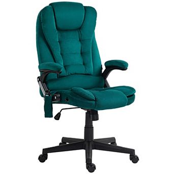Homcom 6 Point Vibrating Massage Office Chair With Lumbar Heat