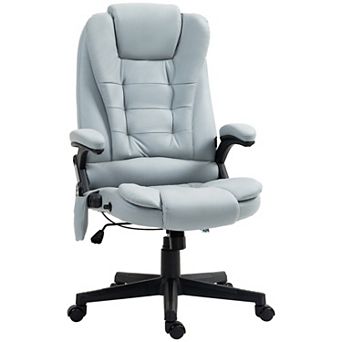 Vinsetto 6 Point Vibrating Massage Office Chair With Lumbar Heat