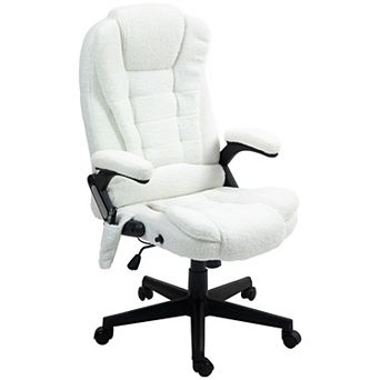 HOMCOM 6 Point Vibrating Massage Office Chair with Lumbar Heat