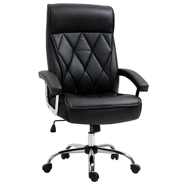 Vinsetto High Back Executive Office Chair Computer Desk Chair Adjustable Ergonomic Home Office