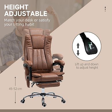 Vinsetto Massage Office Chair, High Back Reclining Desk Chair