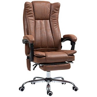 Vinsetto Massage Office Chair, High Back Reclining Desk Chair