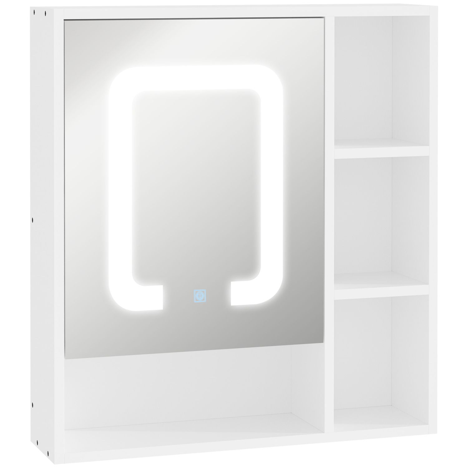kleankin 23.5 Inch x 27.5 Inch Medicine Cabinet with Mirrored Door
