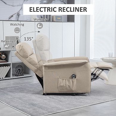 HOMCOM Electric Power Lift Recliner Chair for the Elderly,