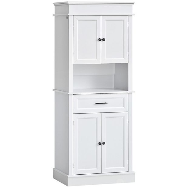  HOMCOM 72 Kitchen Pantry Storage Cabinet, Traditional