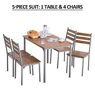 Multi-section Outside Or Inside Seating Bench With Tabletop Smooth Surface