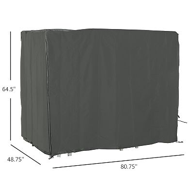 81" X 49" X 65" All Weather Garden Swing Chair Cover Waterproof Protector