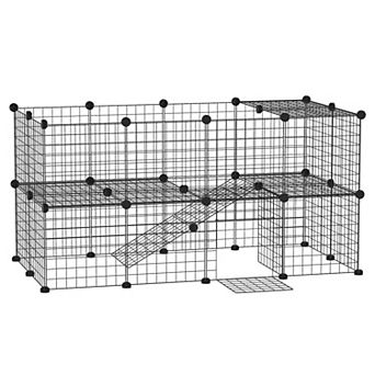 36 Panel Pet Playpen Small Animal Cage Metal Wire Indoor Outdoor Portable