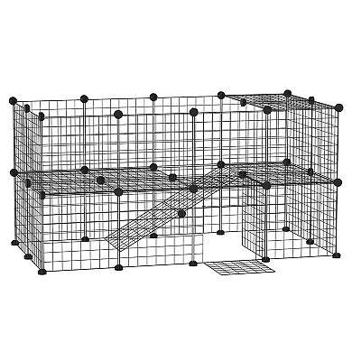 36 Panel Pet Playpen Small Animal Cage Metal Wire Indoor Outdoor Portable