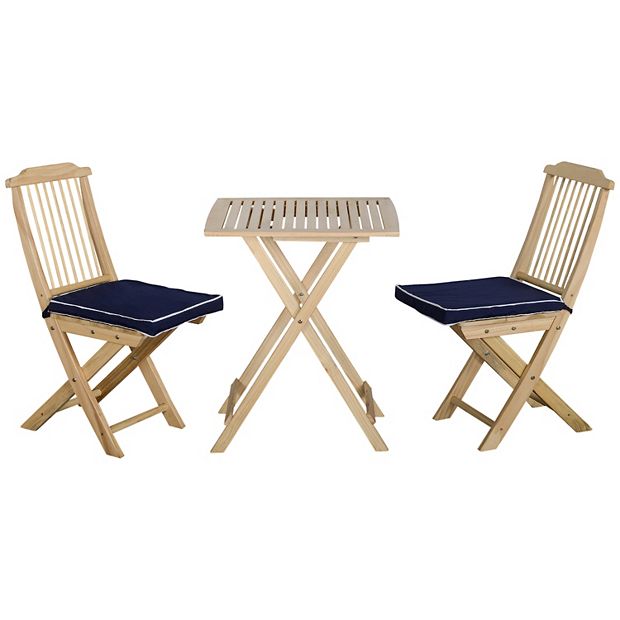 Outsunny 3 best sale piece bistro set