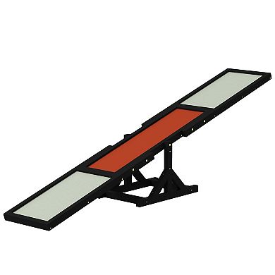 Pawhut Wooden Dog Agility Seesaw For Training And Exercise