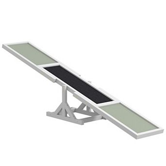 Pawhut Wooden Dog Agility Seesaw For Training And Exercise