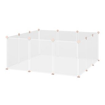 PawHut Pet Fencing 12 pc with Non-slip Mat for Guinea Pig