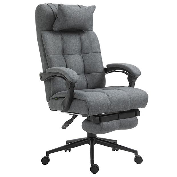 Gray upholstered office online chair