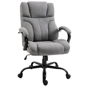 Vinsetto Big And Tall Office Chair, Fabric Executive Desk Chair