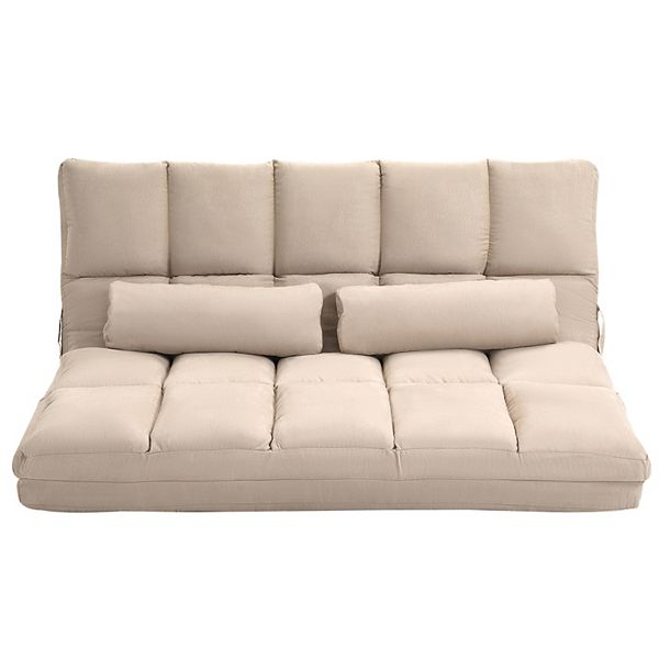 Convertible Floor Sofa Chair Folding Couch Bed Guest Chaise