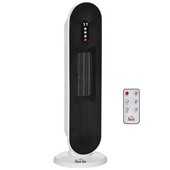 HOMCOM Oscillating Ceramic Space Heater w/ Remote Control