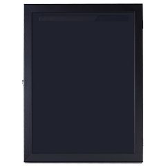 HOMCOM Jersey Frame Display Case Shadow Box, Black