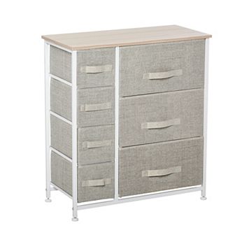 Seven Cube Craft Storaging Organizer With Large Tabletop And Easy Assembly