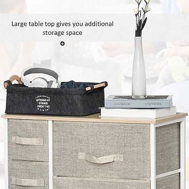 Seven Cube Craft Storaging Organizer With Large Tabletop And Easy Assembly