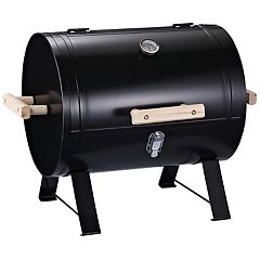 Outsunny 48 Steel Portable Backyard Charcoal Bbq Grill And Offset