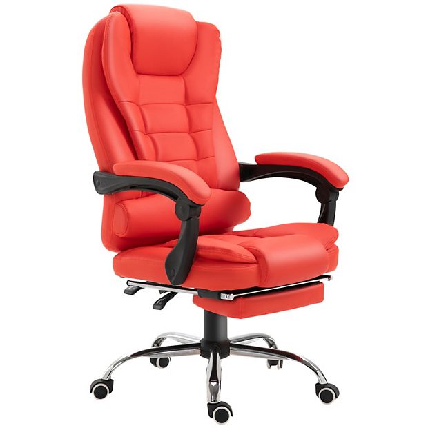 High Back Ergonomic Executive Office Chair, PU Leather Computer