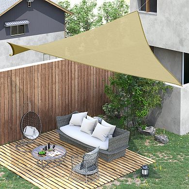 Sun Shade Sail Triangle Rectangle Square Outdoor Patio Canopy Uv Top Shelter