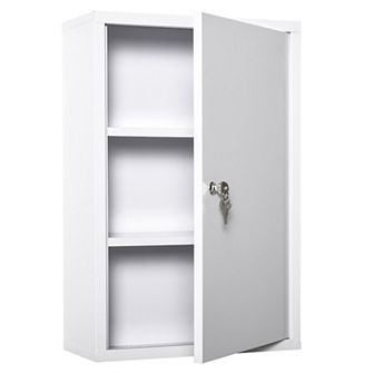 Wall-mounted Medicine Storage 3 tier Lockable First Aid Unit Bathroom Organizer