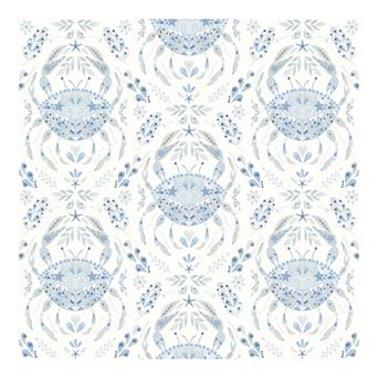 Brewster Home Fashions Annapolis Crustacean Wallpaper