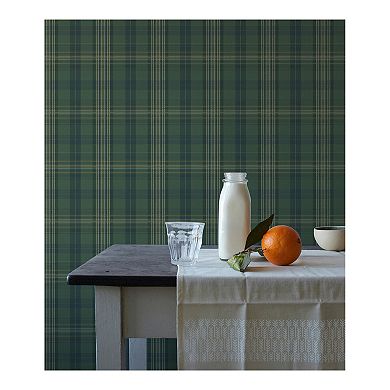 Brewster Home Fashions Austin Plaid Wallpaper