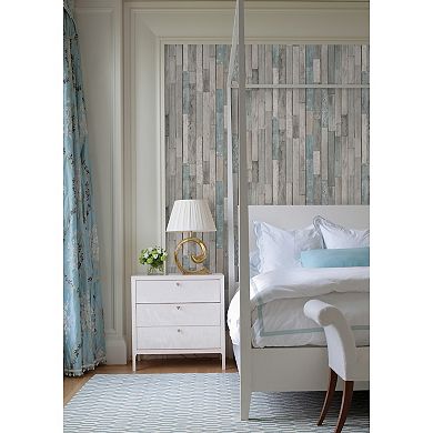 Brewster Home Fashions Barn Board Thin Plank Wallpaper