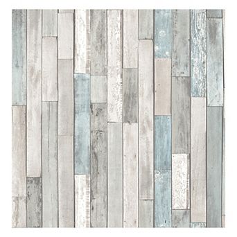 Brewster Home Fashions Barn Board Thin Plank Wallpaper