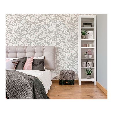 Brewster Home Fashions Bergman Scandi Flower Wallpaper