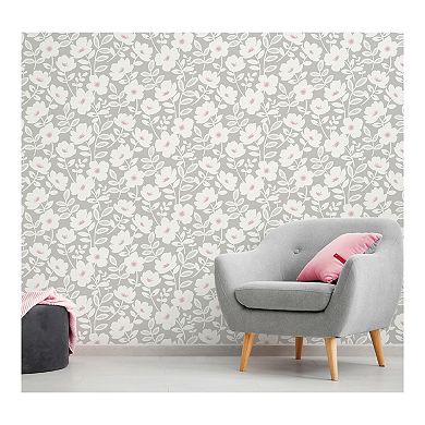 Brewster Home Fashions Bergman Scandi Flower Wallpaper