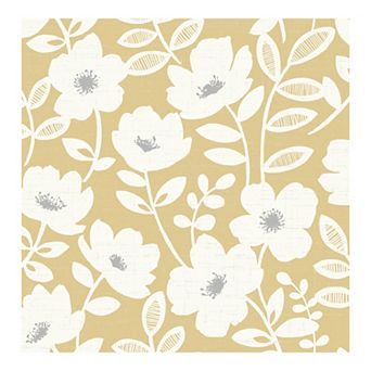 Brewster Home Fashions Bergman Scandi Flower Wallpaper