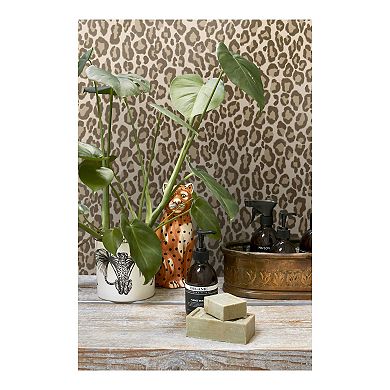 Brewster Home Fashions Cicely Leopard Skin Wallpaper