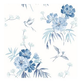 Brewster Home Fashions Deja Floral Wallpaper