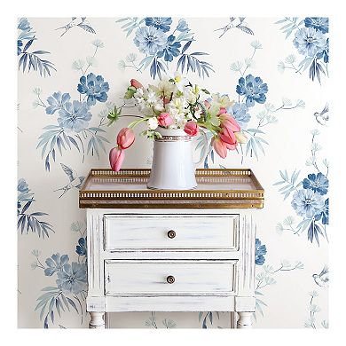 Brewster Home Fashions Deja Floral Wallpaper