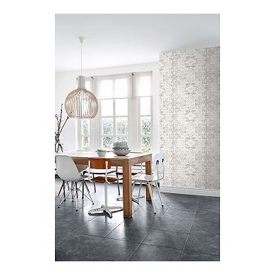 Brewster Home Fashions Desmond Distressed Medallion Wallpaper